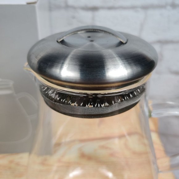 Sipology Steeped Tea Sweet Tea Sturdy lightweight Borosilicate Glass Pitcher New - Picture 7 of 7